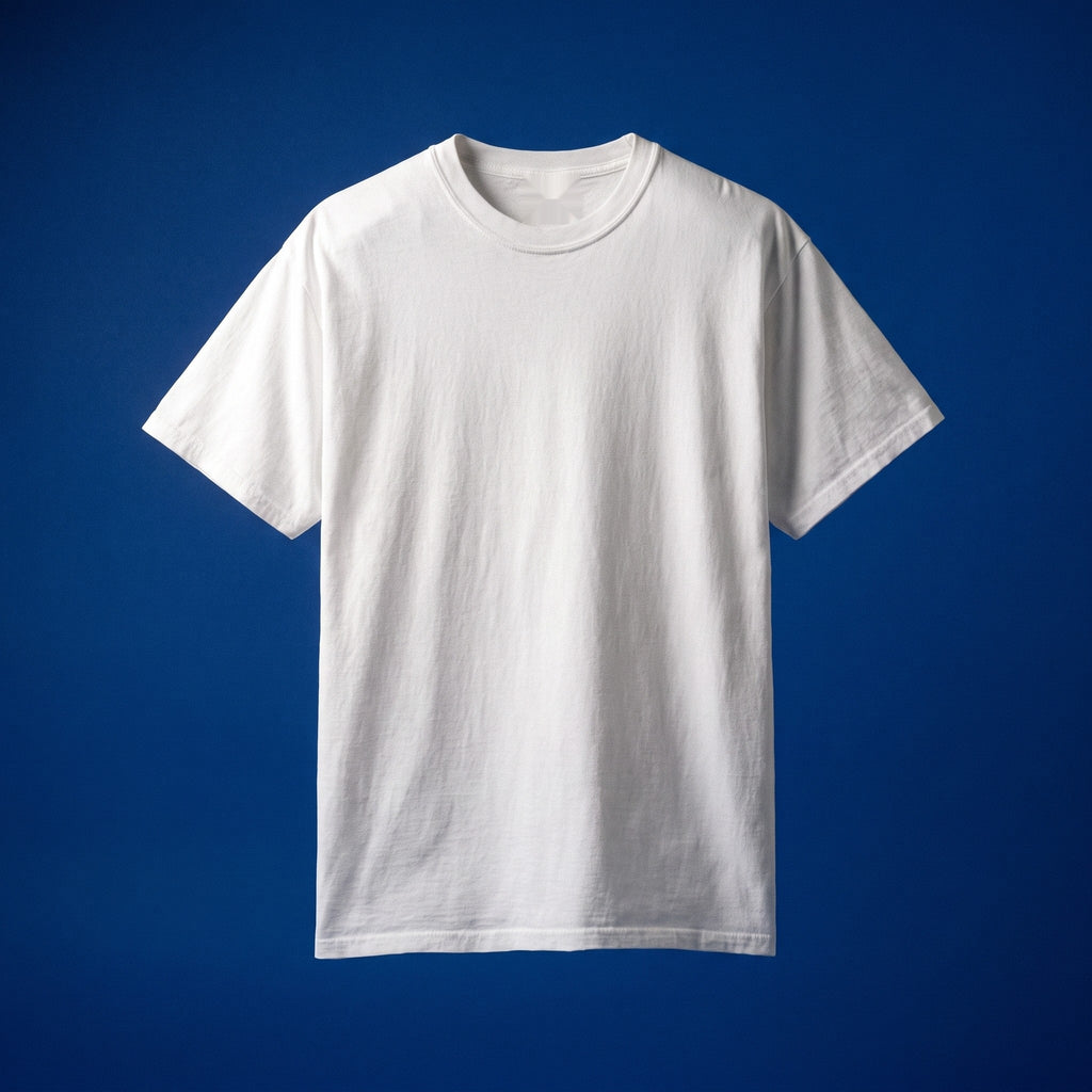White | Front | WEEKEND HEIR After Dinner Tee in White, studio, plain front